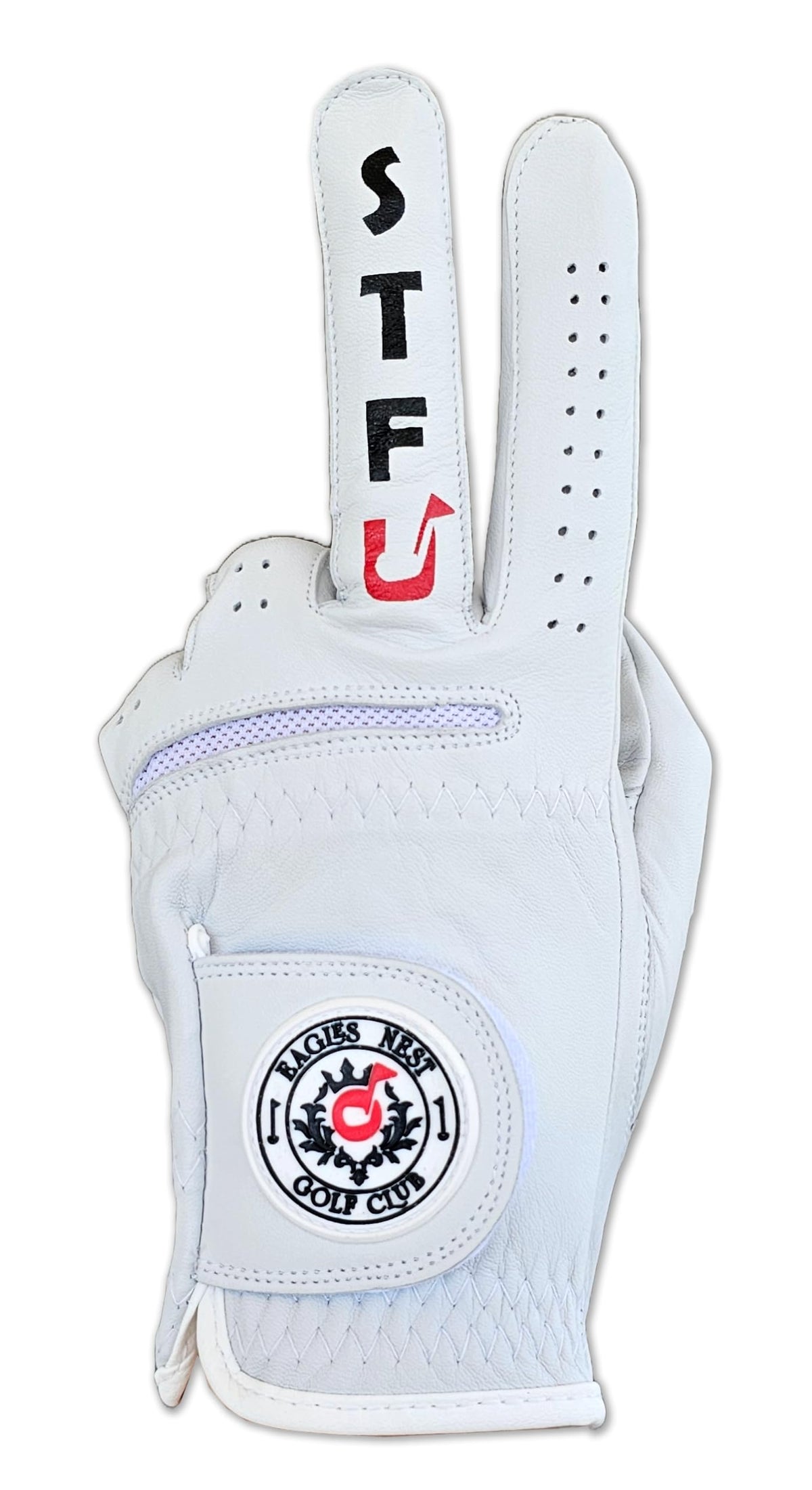 STFU Premium Leather Humor Golf Gloves
