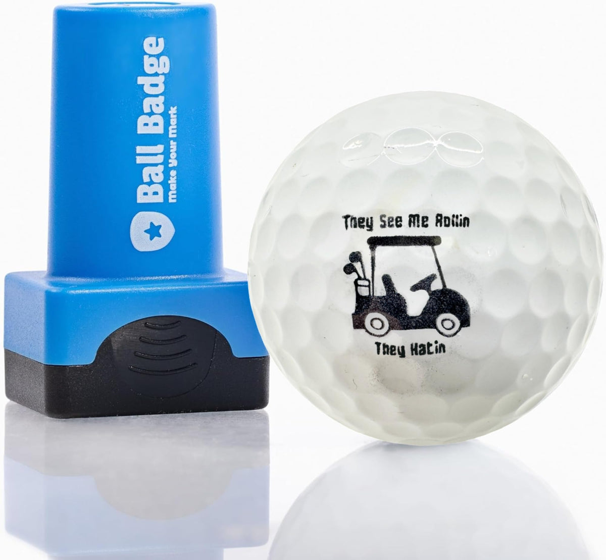 QuickStamp Golf Ball Marker - Self-Inking and Durable