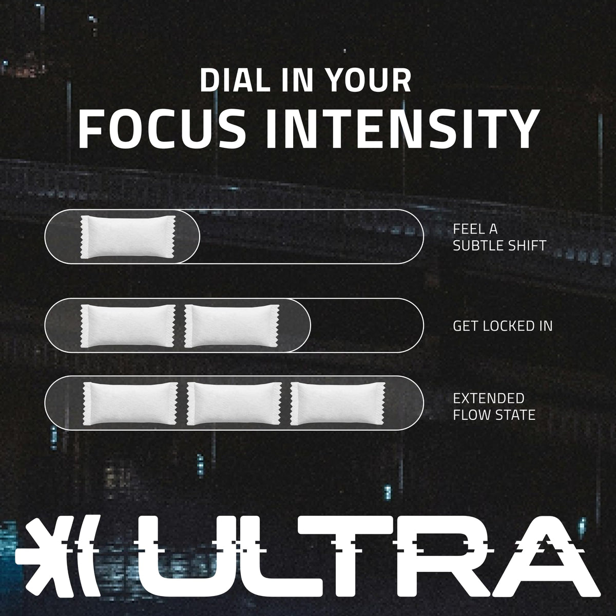 Ultra Focus Pouches (Variety Pack, 3 Cans) Nicotine and Caffeine Free