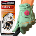 Copper Tech Plus Ladies Golf Gloves Women (2nd Gen) | Copper Compression Joint Support with Flexible & Comfortable Fit | Tacky Silicone Pad