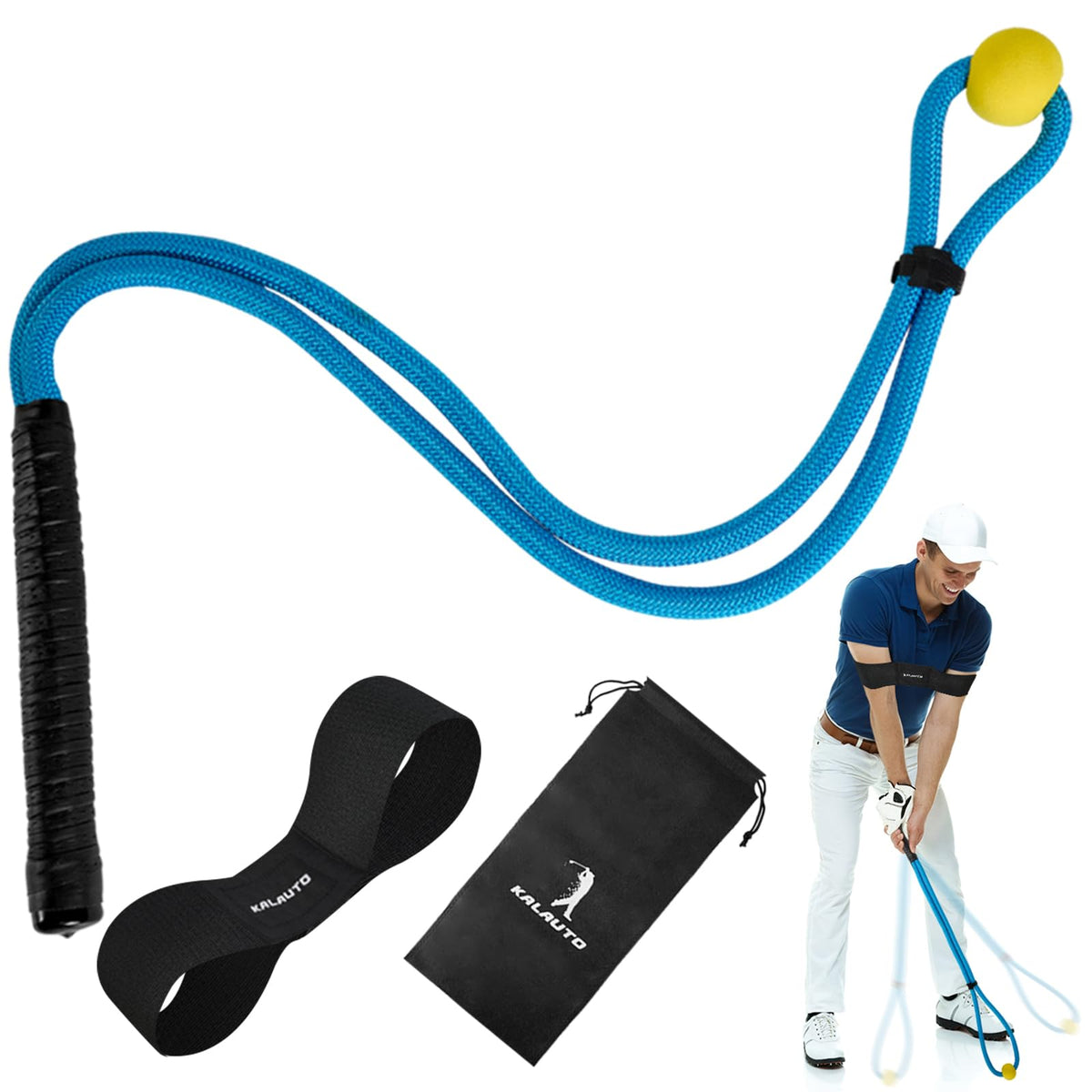 KALAUTO Pro Golf Swing Trainer Kit - Tempo & Swing Improvement Set
