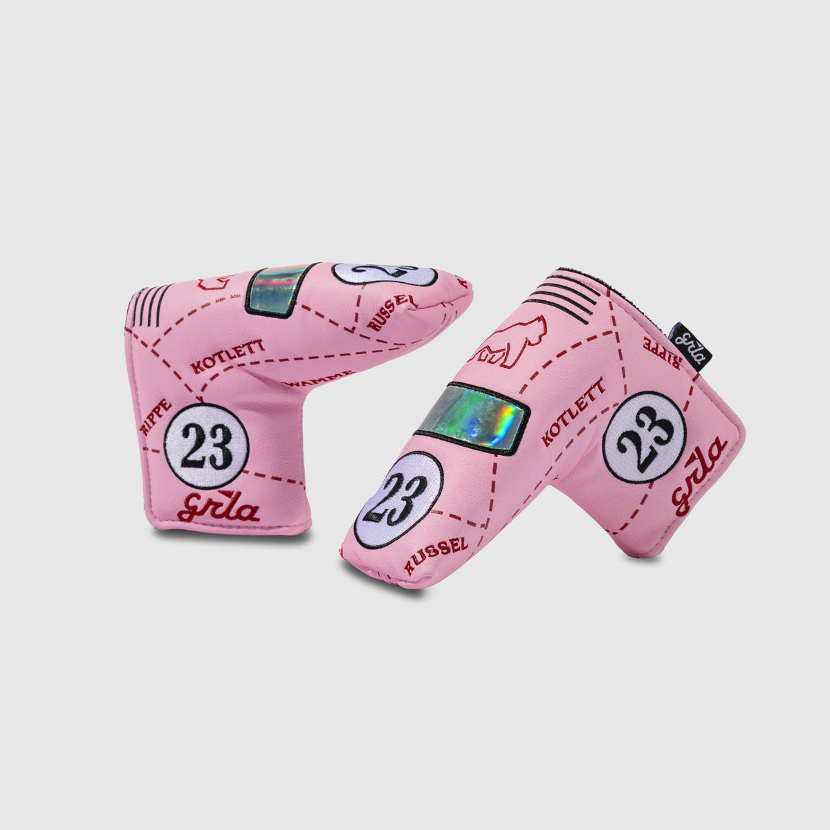 Pink Pig Race Livery Putter Cover
